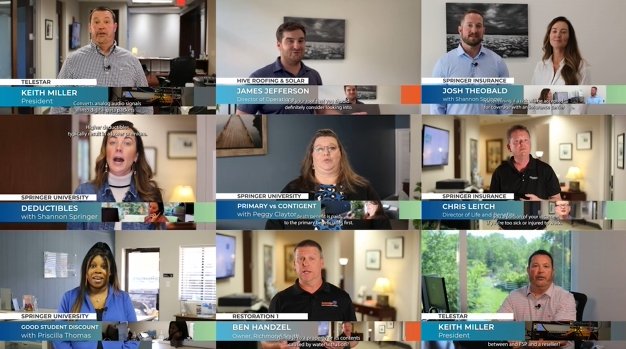 Video montage of Courses on Springer University